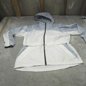 Columbia Jacket Womens White Alpine Chill Convertible Lightweight Windbreaker
